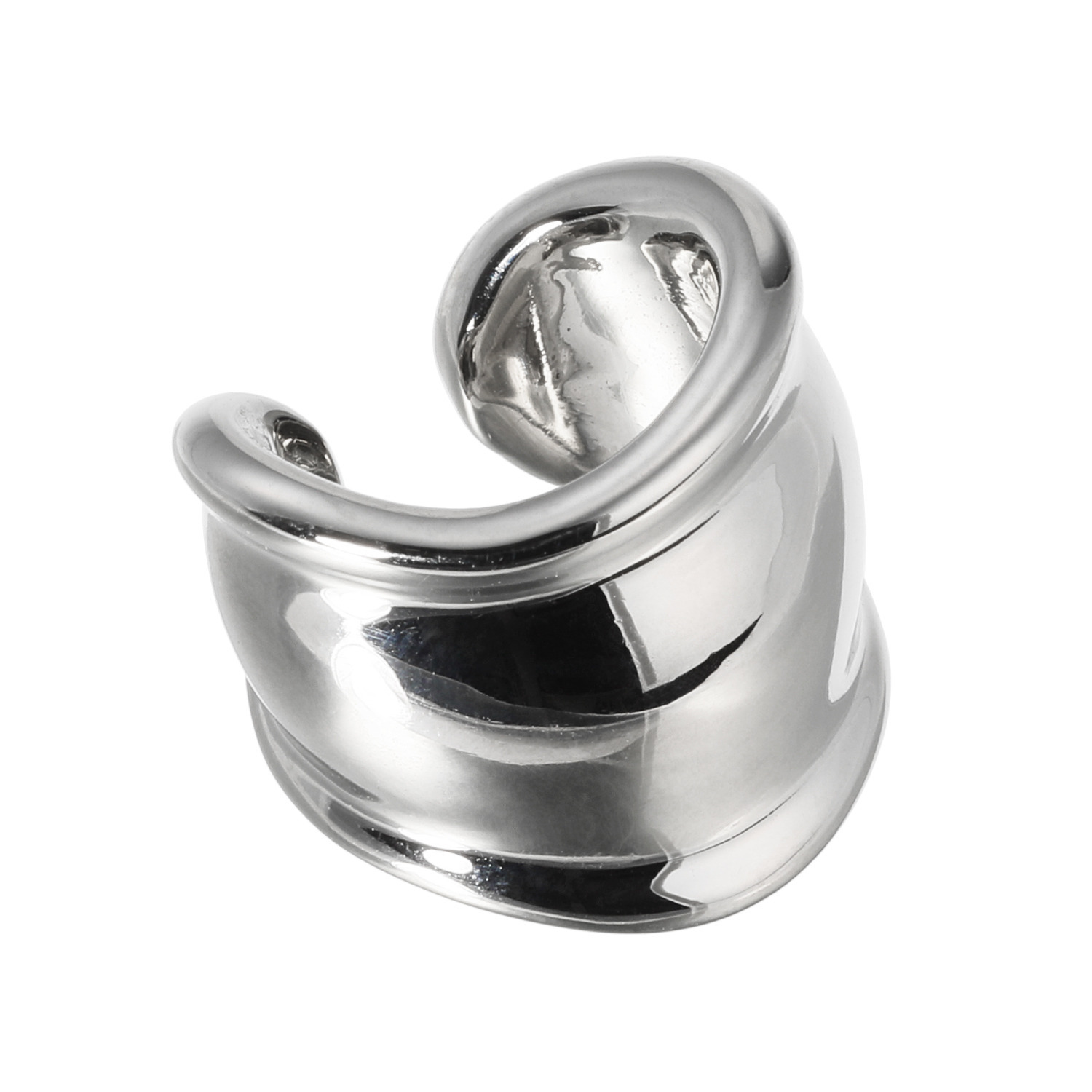 ステングレイス サージカルステンレス ニュアンスメタル ボリューム 片側用イヤーカフ