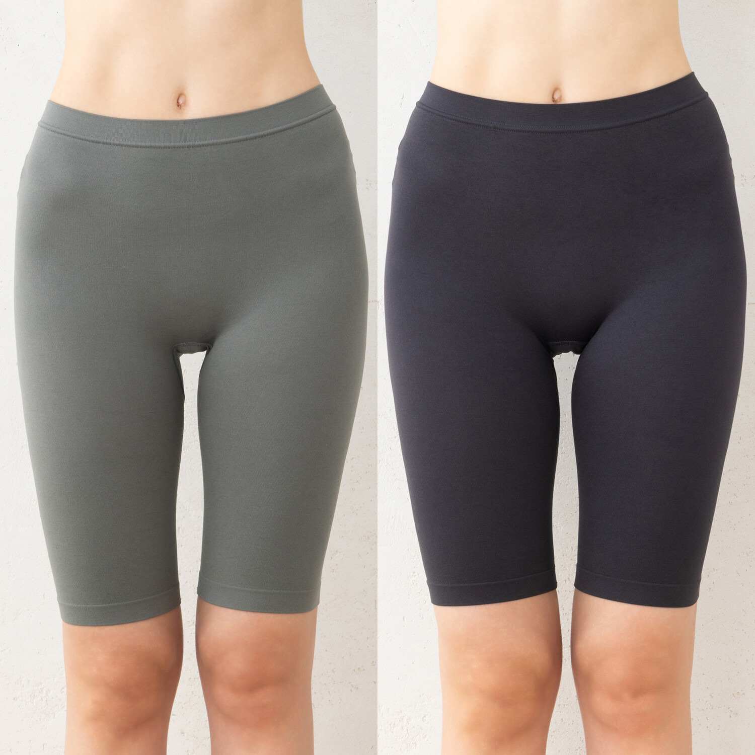 美人工房 しなやかフィット 五分丈ショーツ ２枚セット