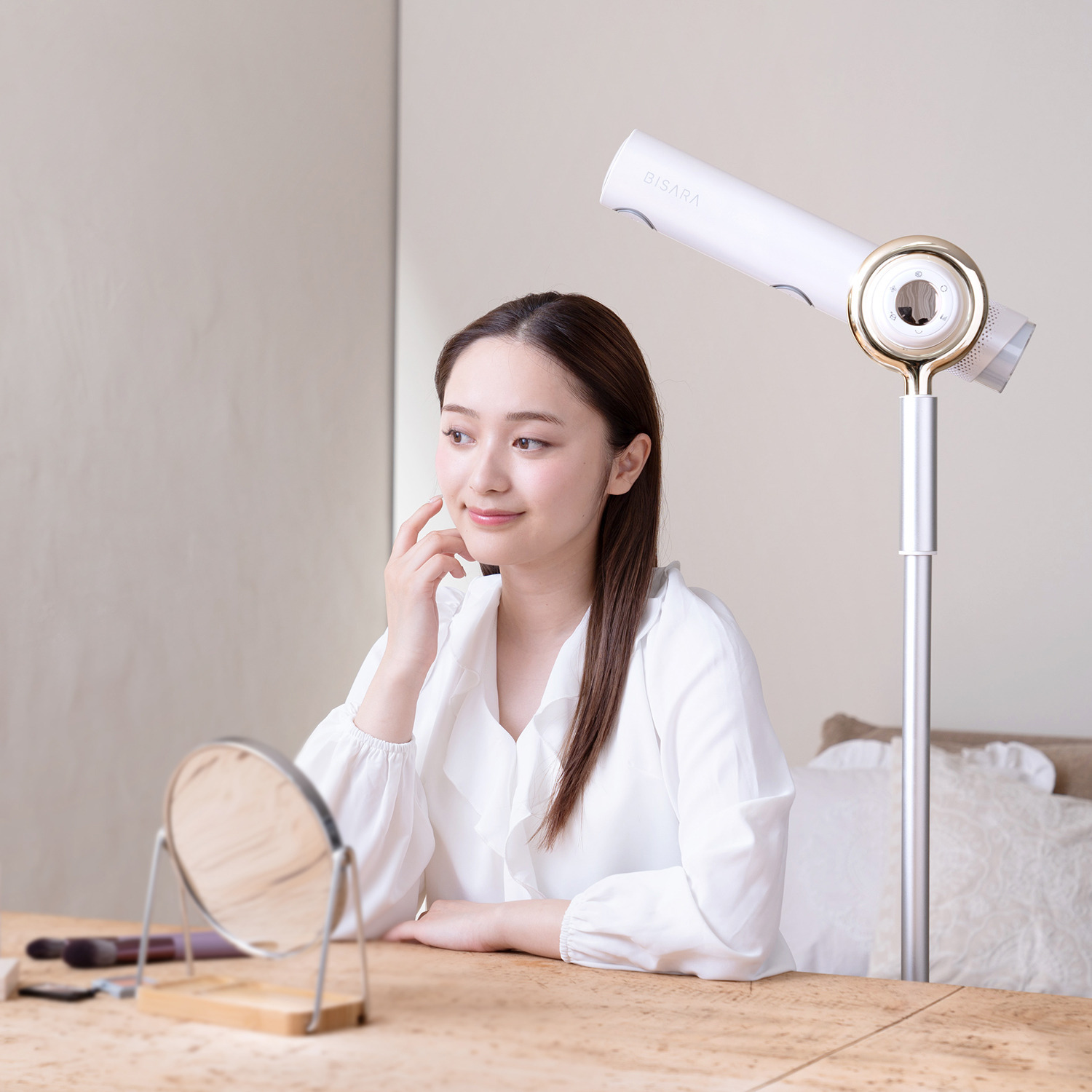 BISARA PRO ハンズフリー スタンドヘアドライヤー- ショップ