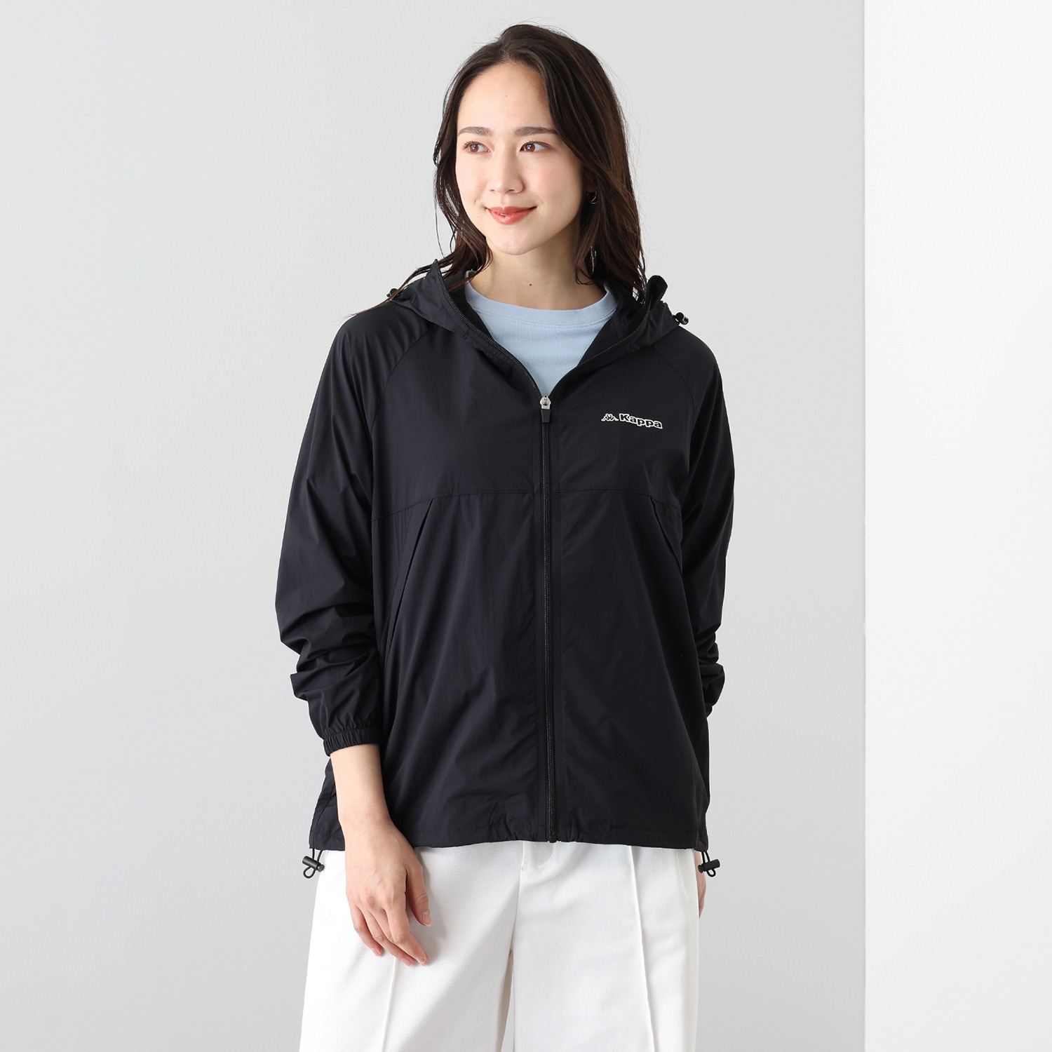 Ｋａｐｐａ 軽量・ストレッチ・ ＵＶカット ソフトな肌触り生地使用 パーカー