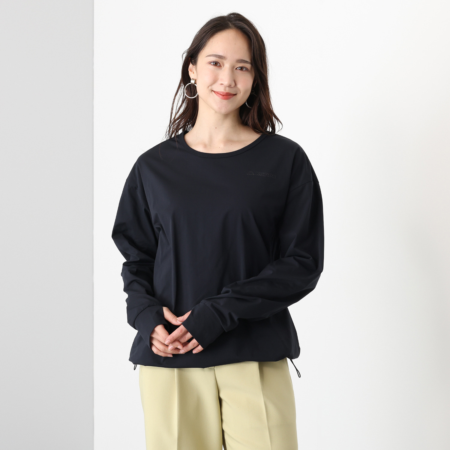 Ｋａｐｐａ 吸水速乾・ＵＶカット ペアテックス ラウンドヘム ロングＴシャツ ＜水陸両用＞