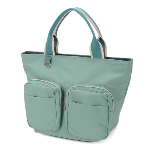 ラルジュ ポケットいっぱい テープハンドル トートバッグ