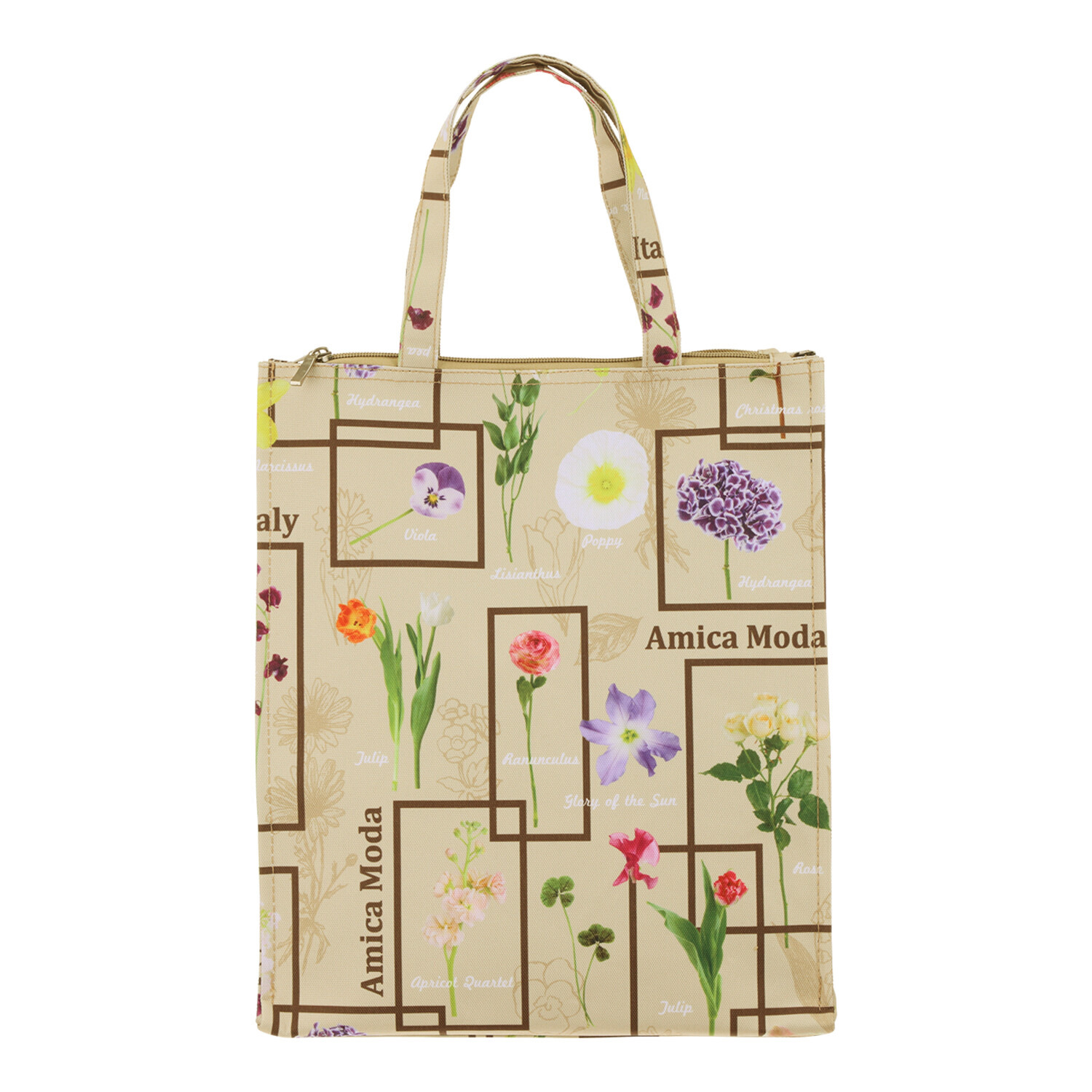 ラルジュ フラワー Ａ４縦トートバッグ