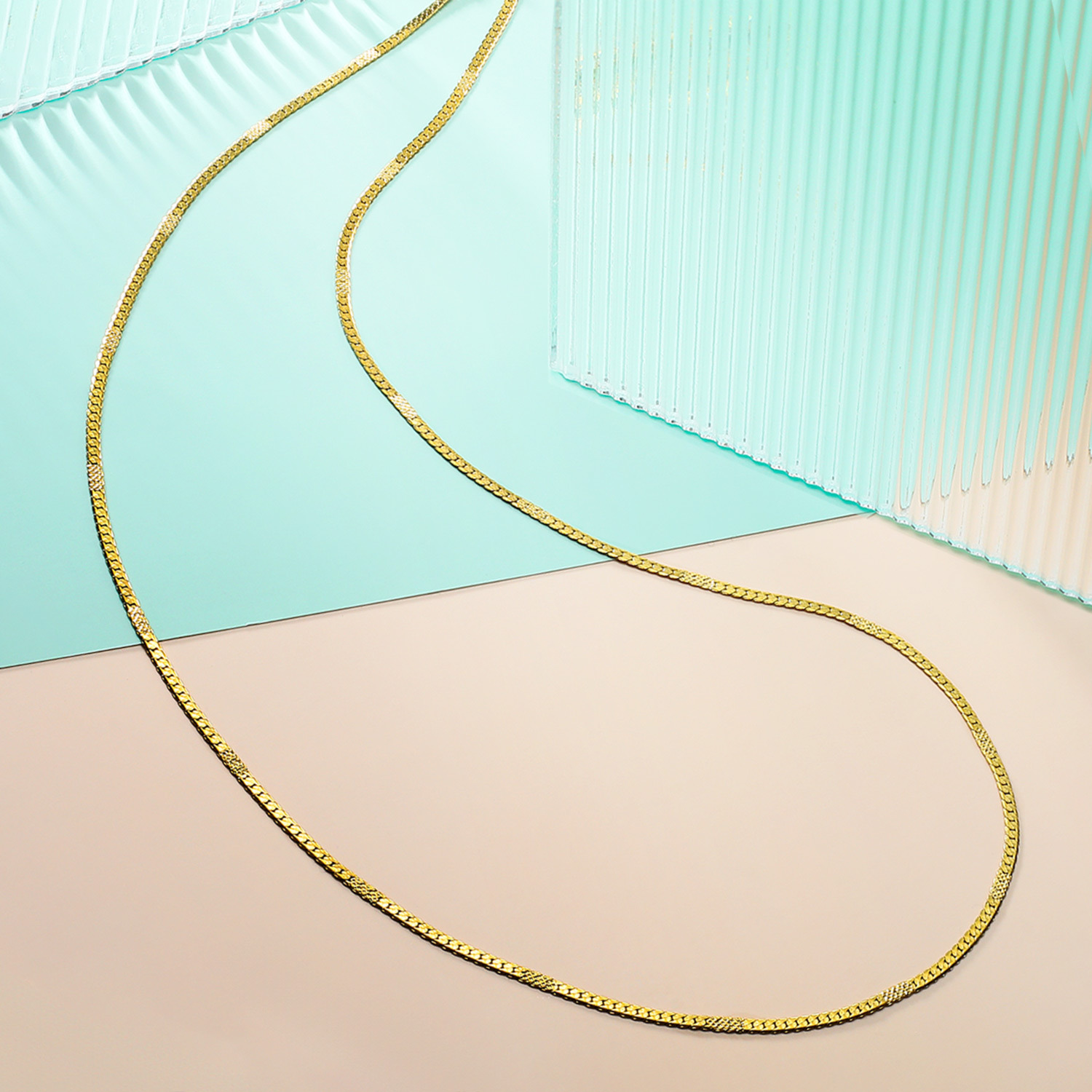 エービーステン ステンレス デザインチェーン ネックレス