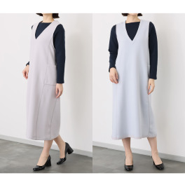ベネディクション× オールフロント 前後表裏で着られる ４ウェイ ジャンパースカート