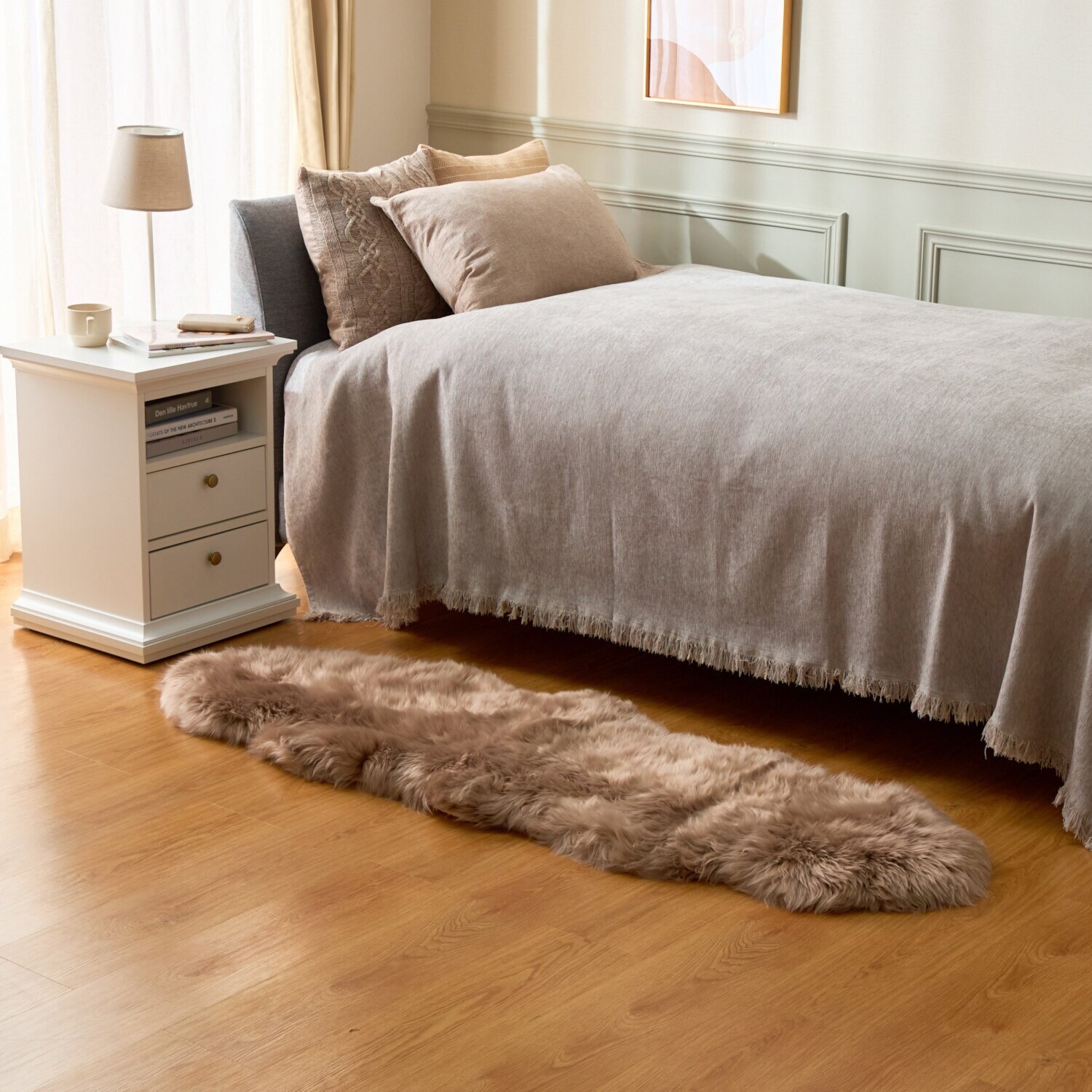 2匹物　モリリン ニュージーランド産 メリノムートン使用！ ムートンピース モリリン ニュージーランド産 メリノムートン使用！ ムートンピース