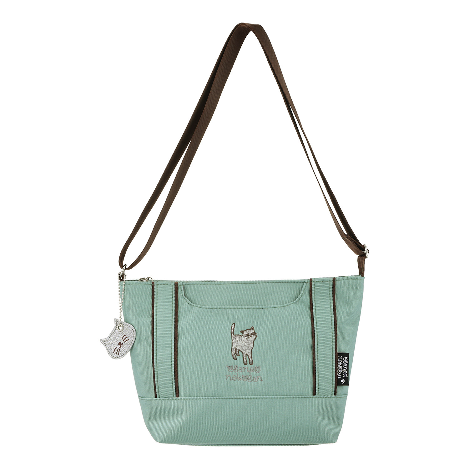 ダジュール ねこちゃん刺しゅう ショルダーバッグ