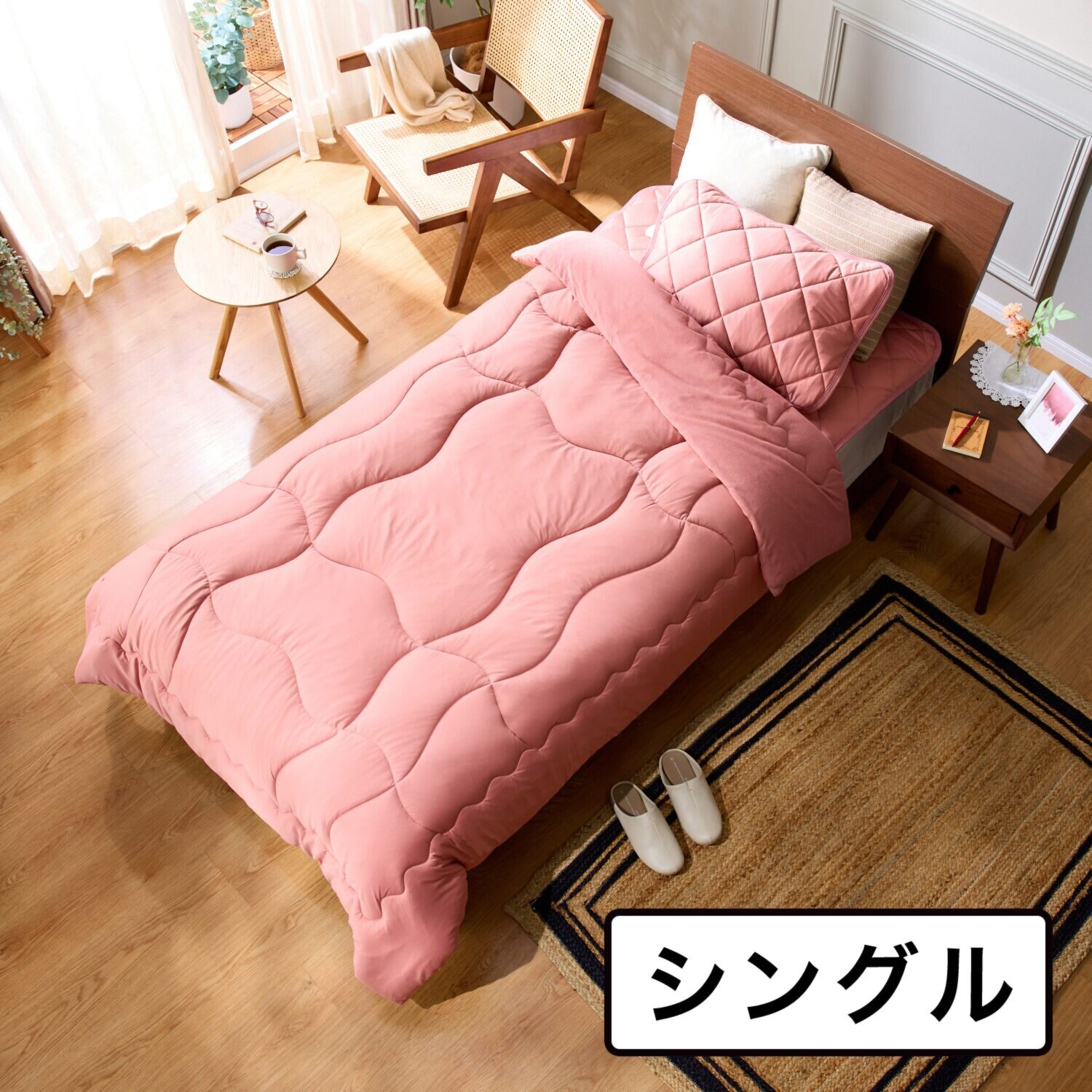 モリリン 優れた温度調整力＆ とろとろの掛け心地！ サーモアジャストＩＩ 肌掛けふとん ＜シングル＞