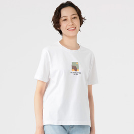 ハッシュパピー シルエット フロッキープリント Ｔシャツ