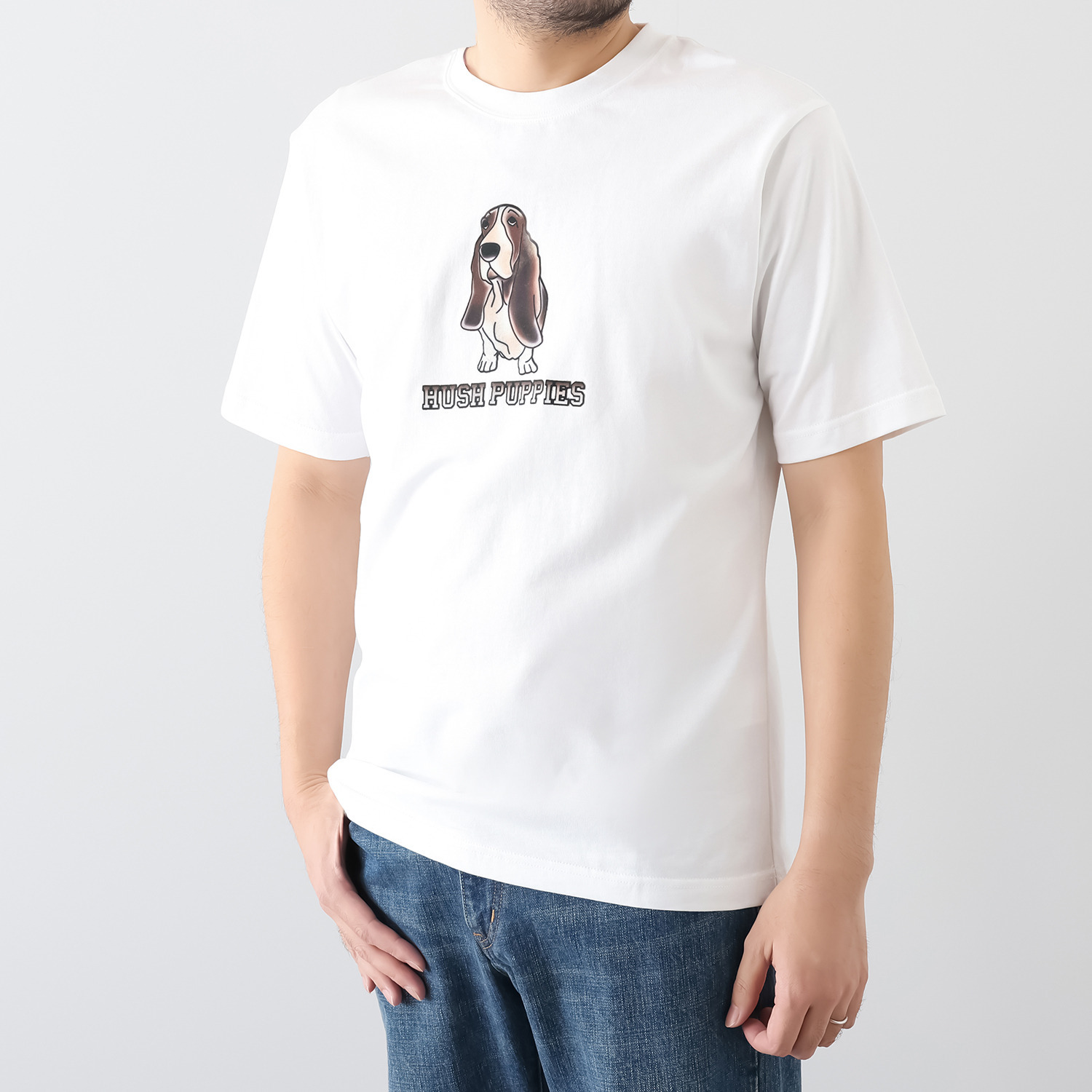 ハッシュパピー フロッキープリント Tシャツ ＜メンズ＞- ショップ 