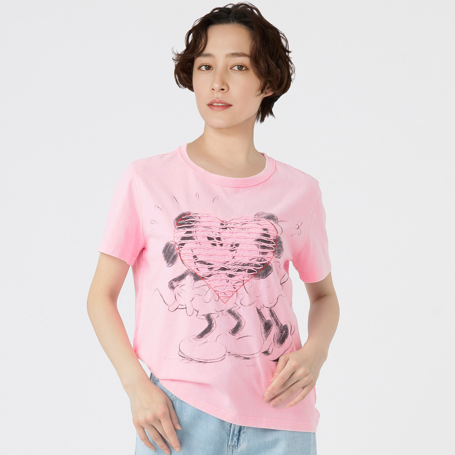 デシグアル ミッキーマウスプリント Ｔシャツ