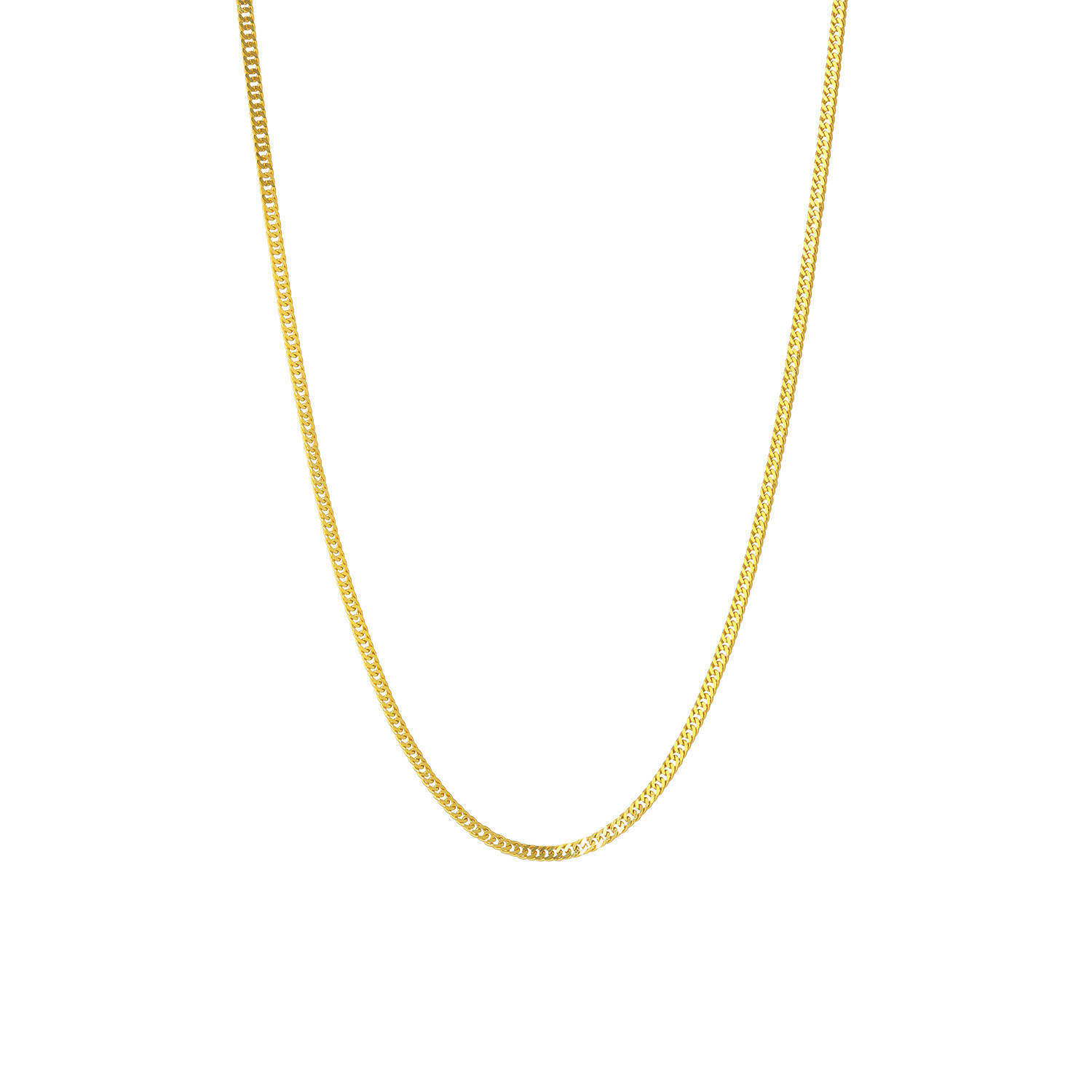 祈平 純金　６．５ｇＵＰ ２面ダブル プレミアムワイド 喜平チェーン ネックレス