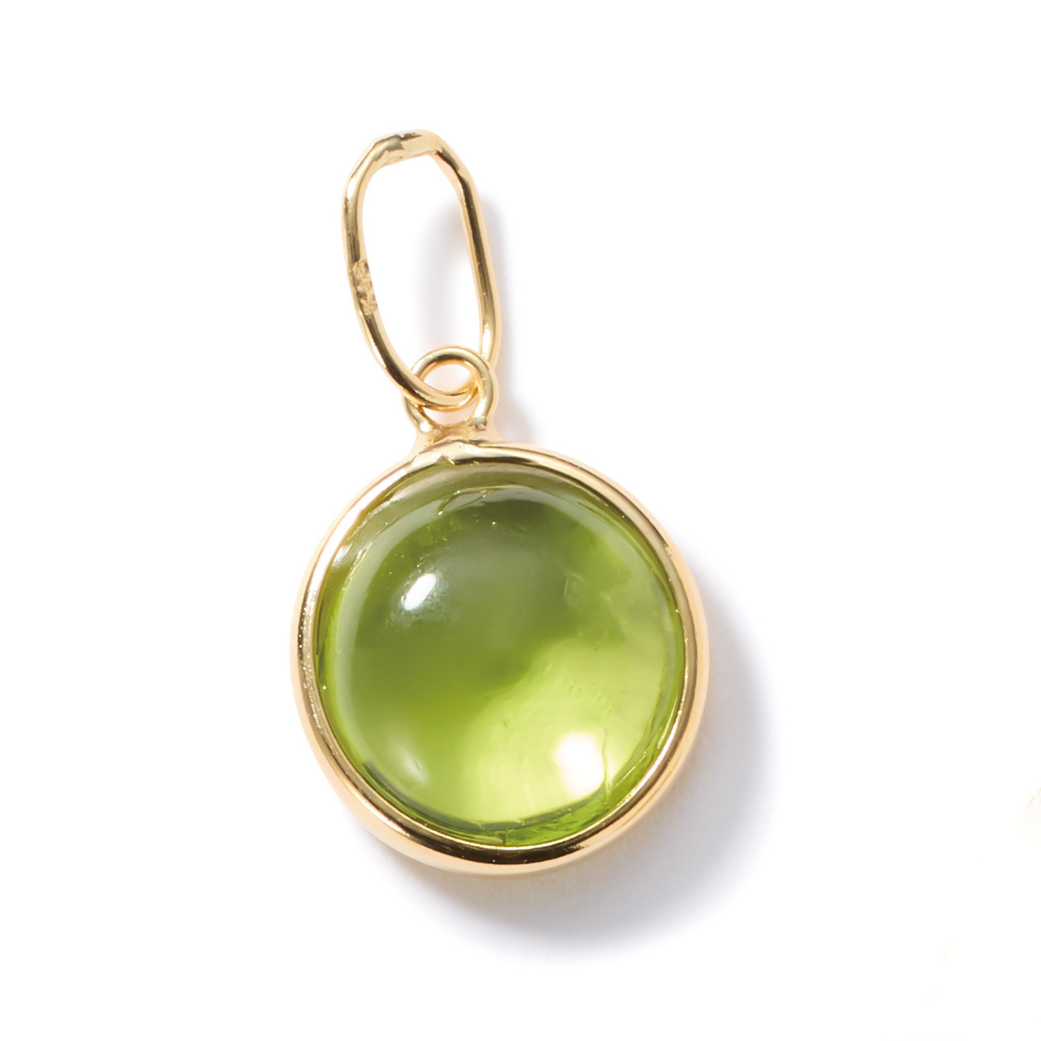 カレイドスコピオ １８Ｋ ペリドット カボションカット ペンダントトップ