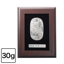 光則 純プラチナ製　小判 “招福　福来朗” ＜３０ｇ＞
