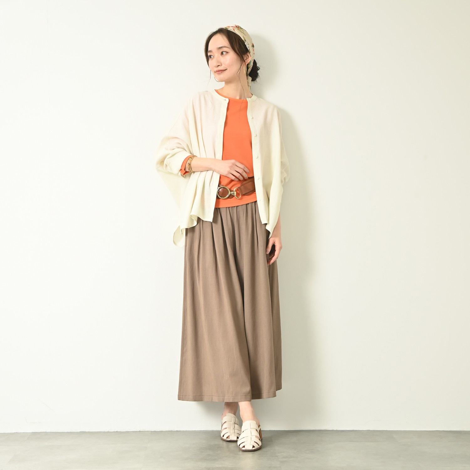 ＢＯＵＮＣＹ　ＢＯＮＤ バーズアイ シルエットにこだわった フレアーパンツ