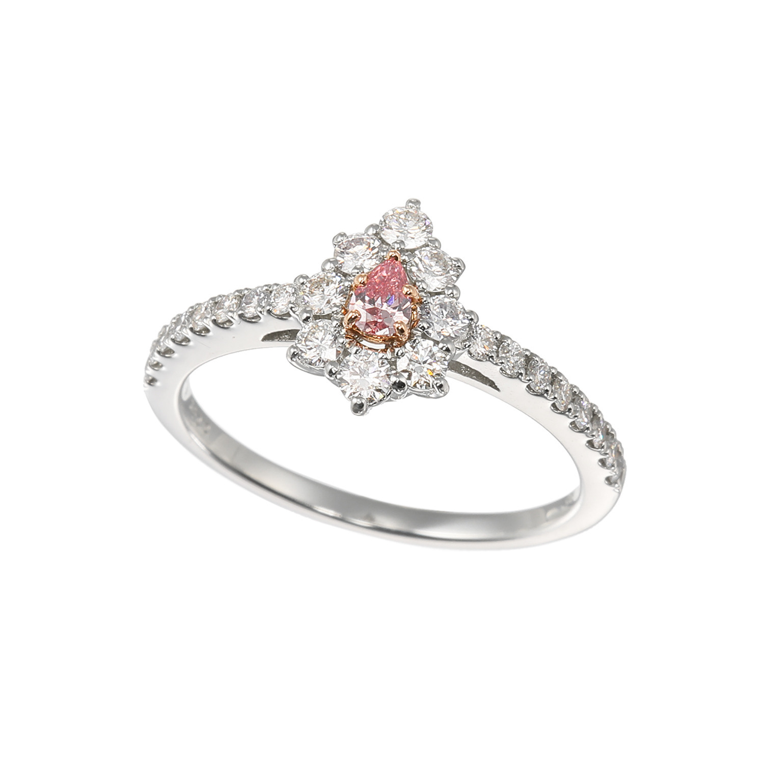 ディーラリエ プラチナ950 ファンシーインテンス ピンク