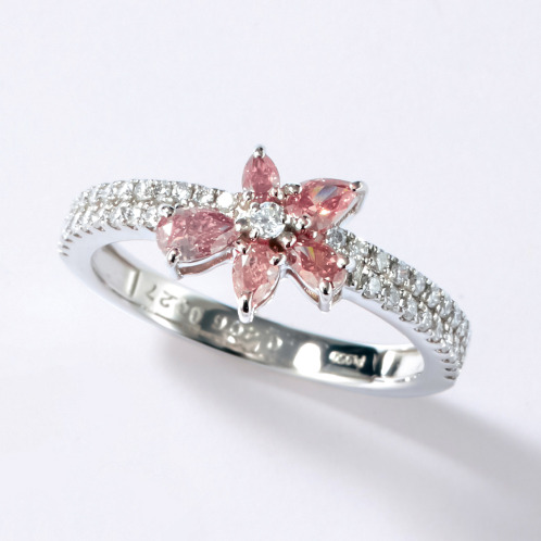 ディーラリエ プラチナ950 ファンシーインテンス ピンク