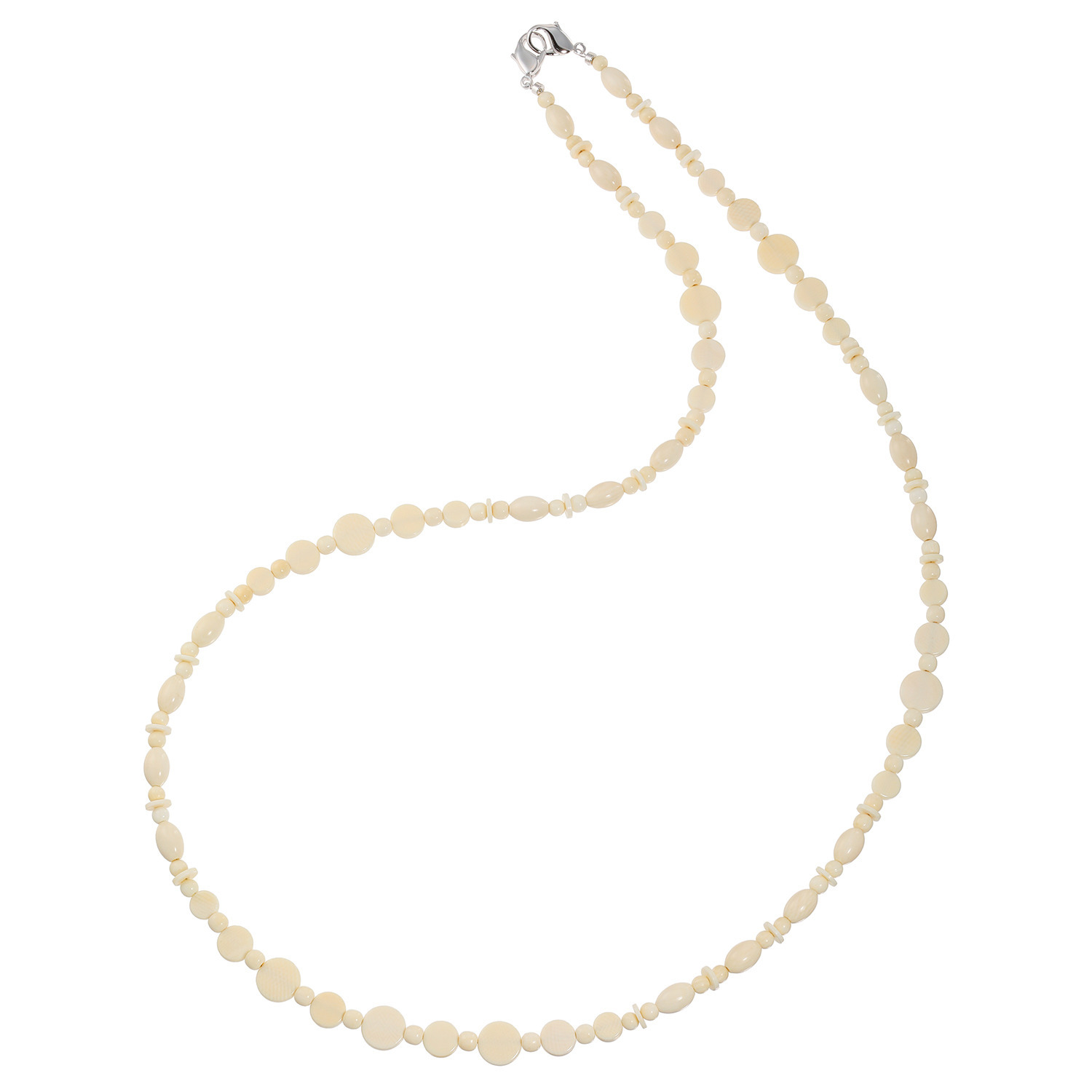 上方象牙 象牙 コインパーツ ロングネックレス兼 グラスホルダー