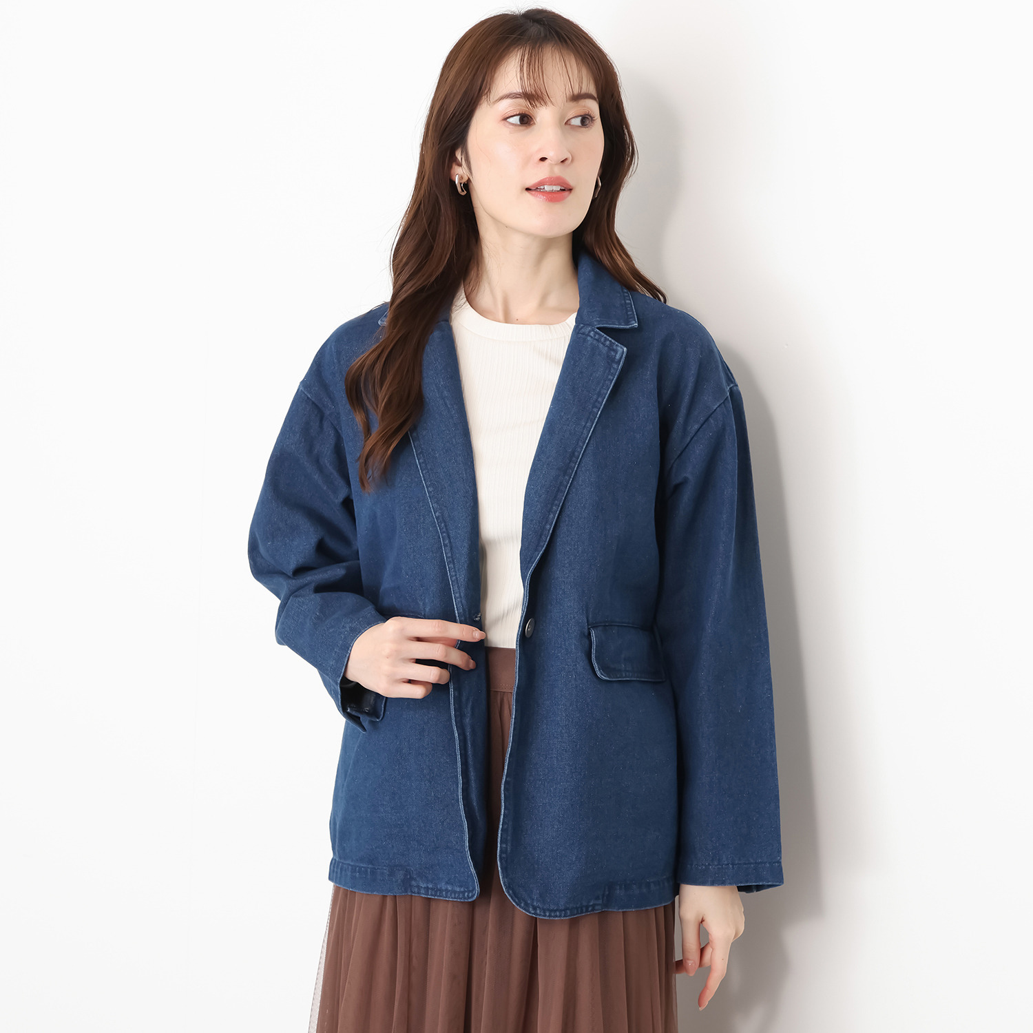 エムエムオー 9オンスデニム テーラードジャケット- ショップチャンネル