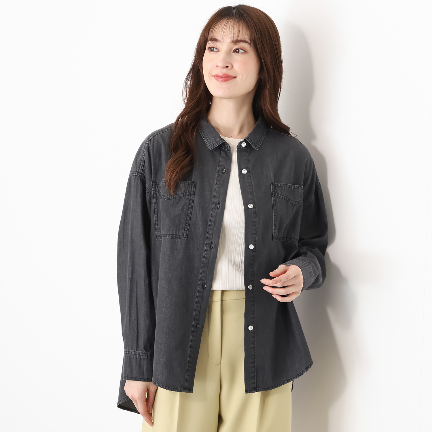 エムエムオー ４．５オンスデニム オーバーサイズシャツ