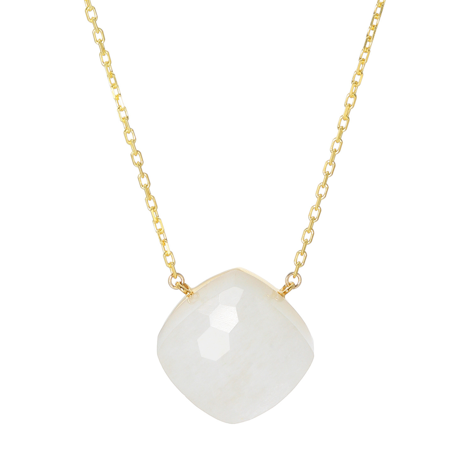 プロピアーナ シルバー ムーンストーン センターストーン ロングネックレス