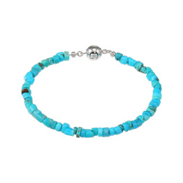 ミケランジェロ アリゾナ産ターコイズ ヘイシ ブレスレット