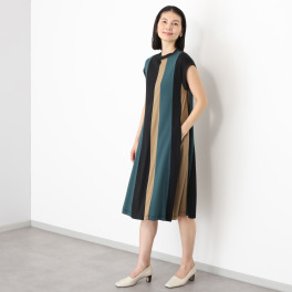 スタイル・ラヴィー マルチカラーアクセント ワンピース