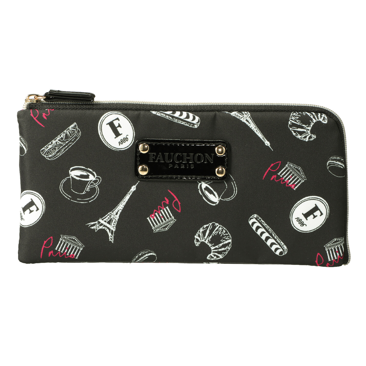 フォション プリント 軽量マルチウォレット