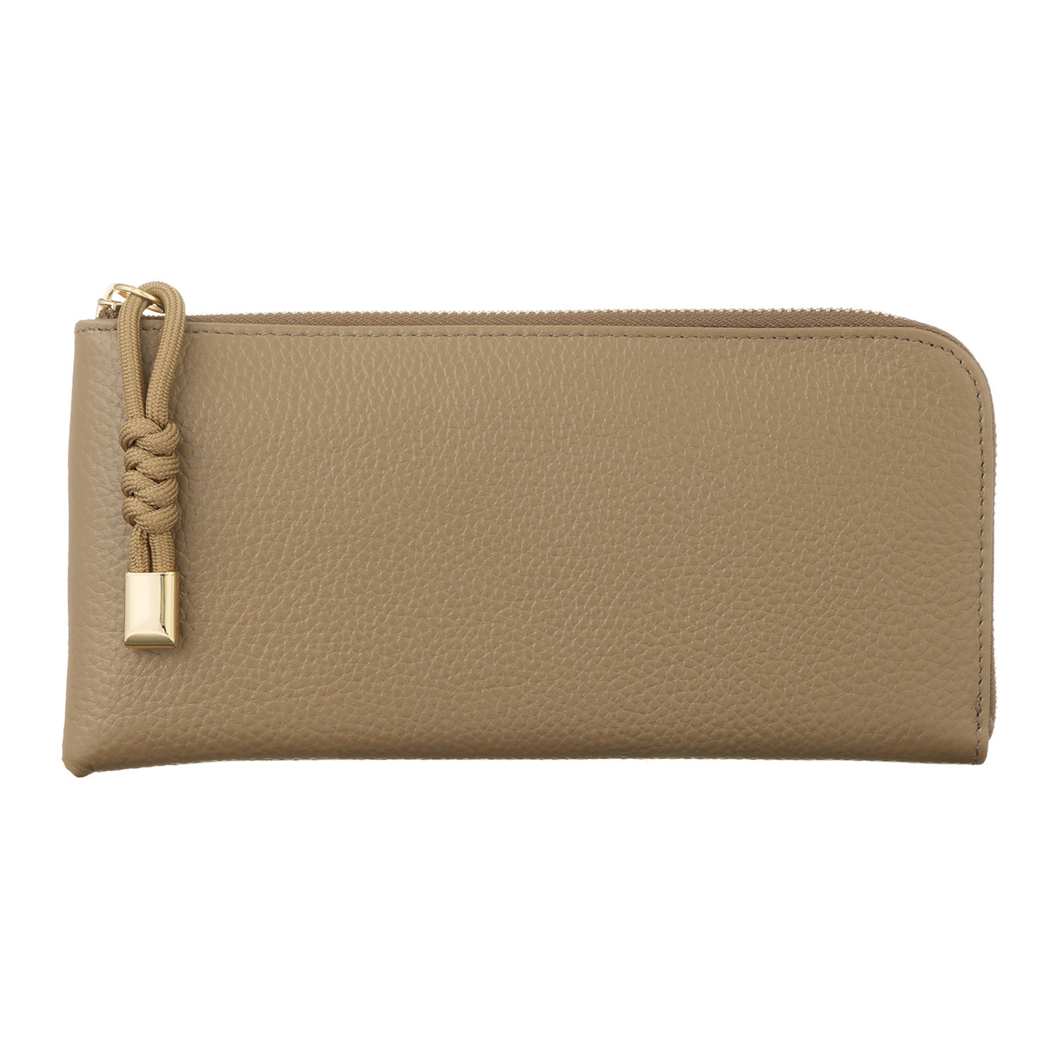 パドマ スリムなのに大容量 牛革 Ｌ字ファスナー長財布