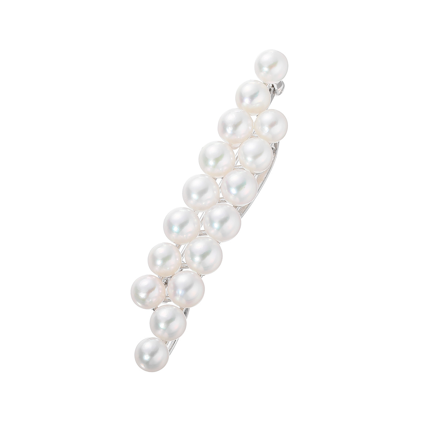 ジュペレ 国産ベビーアコヤパール ダブルライン ブローチ