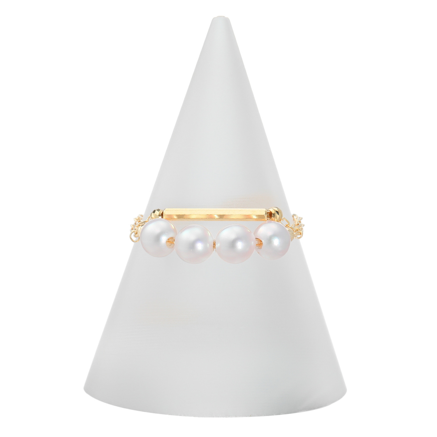 ジュペレ １８Ｋ 国産ベビーアコヤパール リュクスコレクション チェーンリング