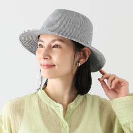 ベル・モード シルケットコットン混 ブレード マニッシュハット