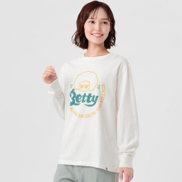 ベティスミス 日本製 綿１００％ サーフテイスト プリントロングＴシャツ ＜ユニセックス＞
