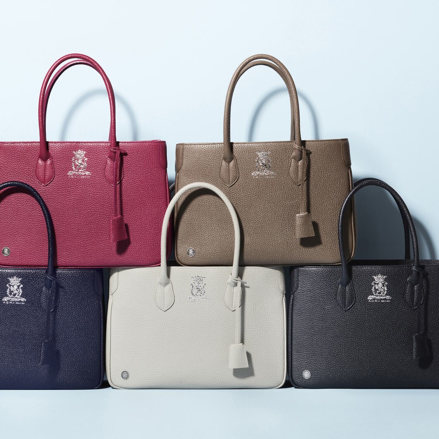 エーディーエムジェイ 牛革シュリンク型押し ＴＨＥ　ＡＤＭＪ 定番トートバッグ