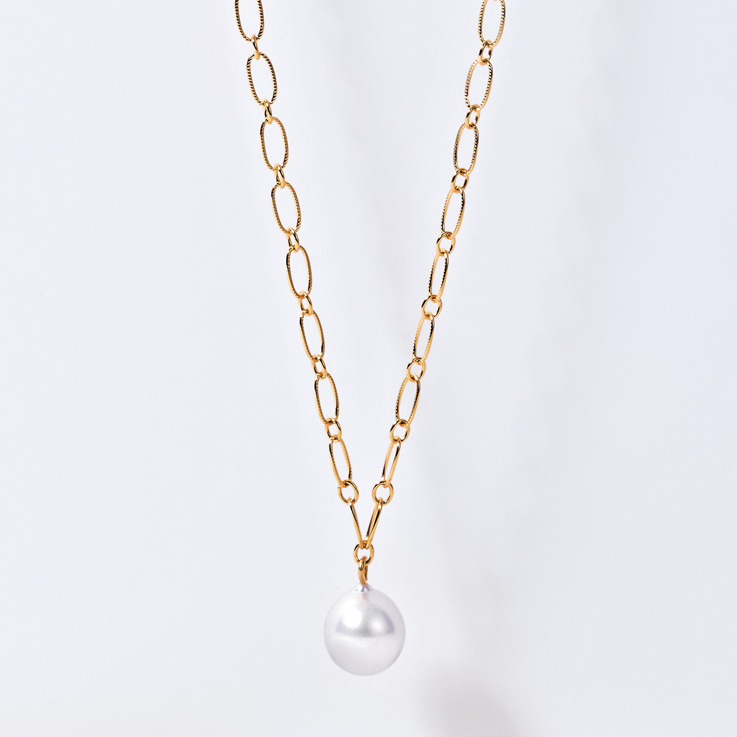 ペルラモーダ シルバー 国産越物 アコヤパール 一粒ネックレス