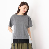 ラブソル 異素材テール コンビトップス