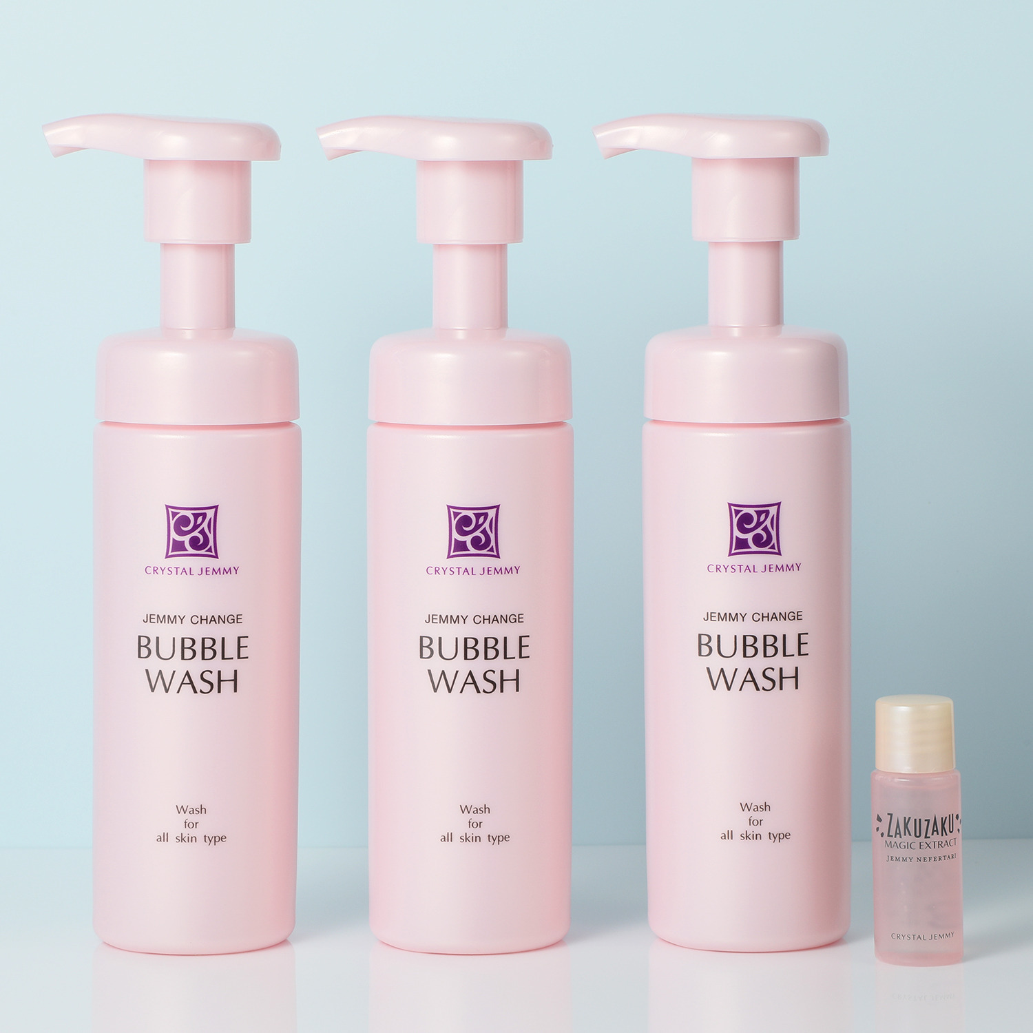 チェンジ 濃密潤いふんわり泡洗顔 バブルウォッシュ ３本特別セット