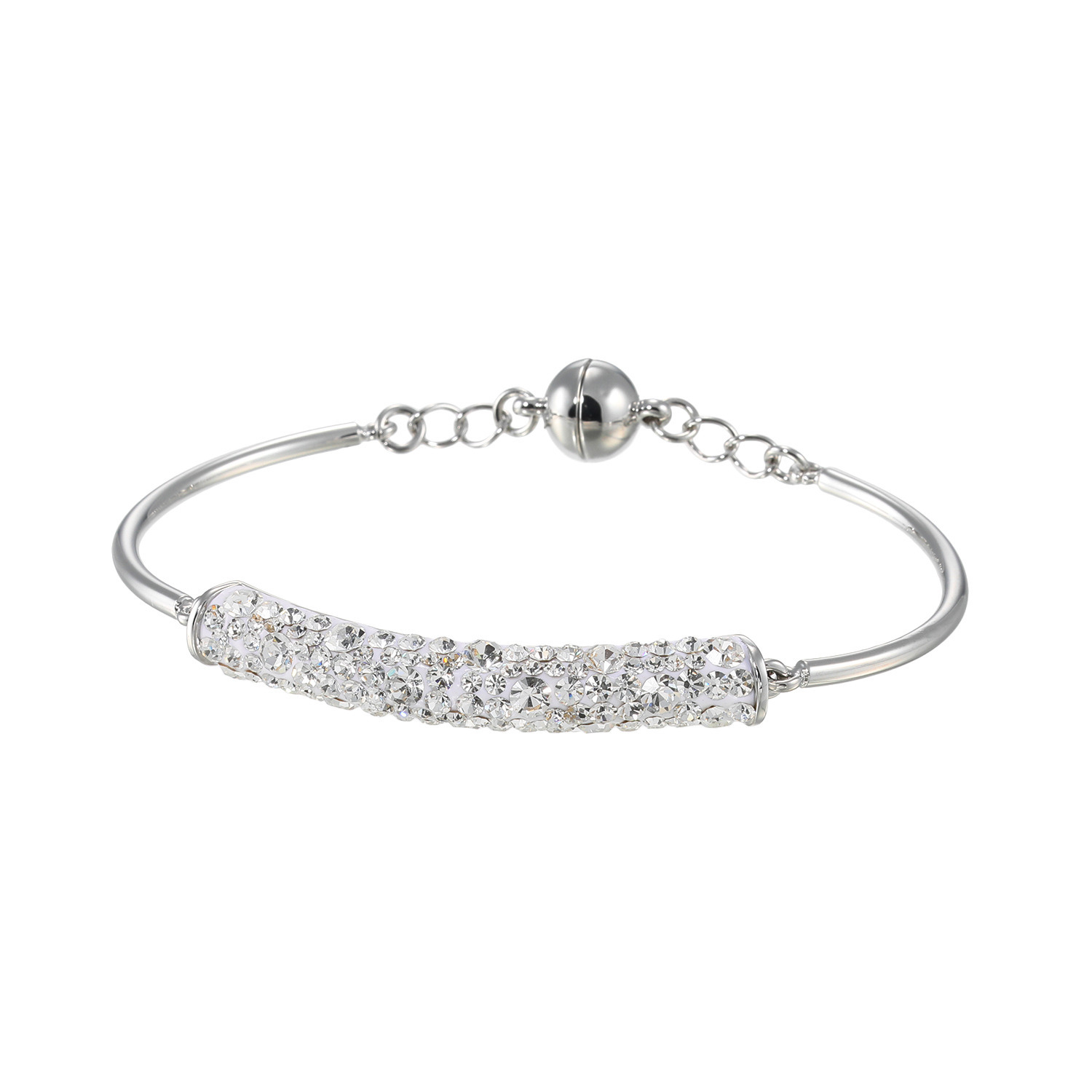 ユキコ　ハナイ プレシオサ社製 クリスタルガラス カラフル マグネットブレスレット