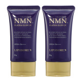 先端成分ＮＭＮ（ニコチン アミドモノヌクレオチド） 配合！ハリツヤ潤いケア＆ ＵＶカット リポソームＮ プラチナグロウ　ＵＶ デビュー２本セット