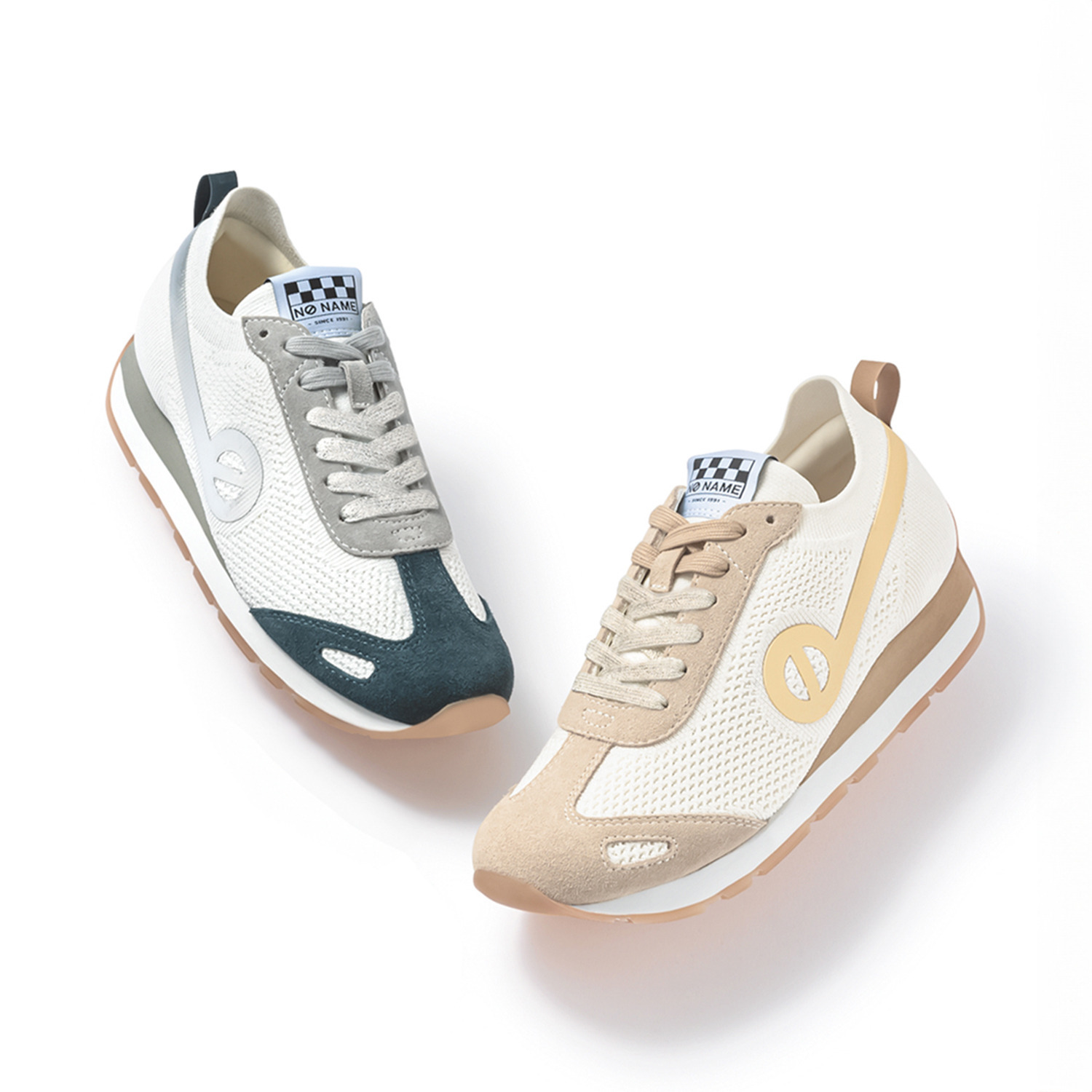 ノーネーム ニット素材 ソックスライクスニーカー “シティランジョガー”