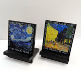 卓上イーゼルアートセット ゴッホ 星月夜＆夜のカフェテラス