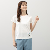 モカサン　ジュンコシマダ 接触冷感 ワンポイントＴシャツ
