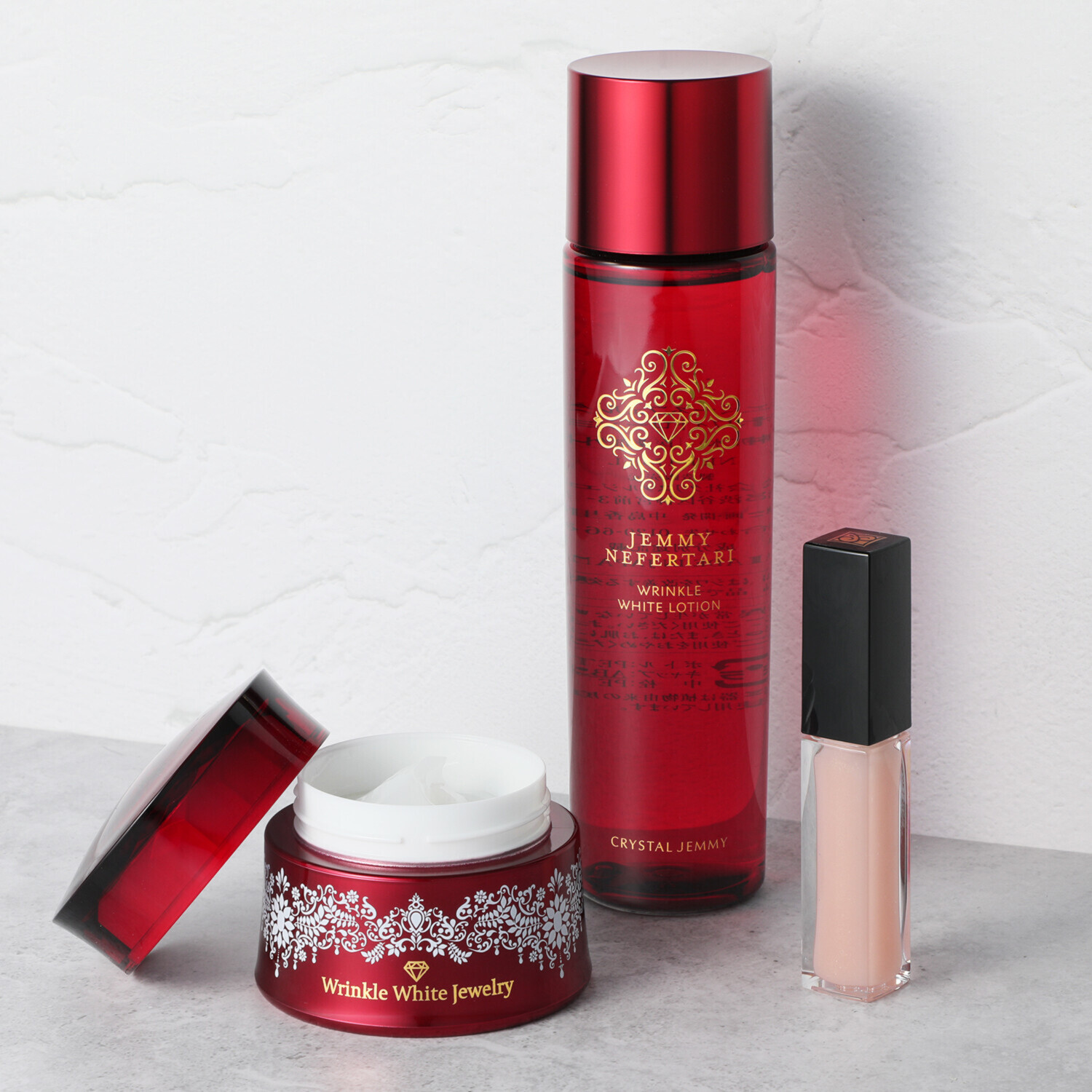 チェンジ シワ改善＆美白 新リンクルホワイト ジュエリーＷＰＰＷ＆ シワ改善＆美白 リンクルホワイト ローションＷＰＰ＆ リップモイスチャーグロス