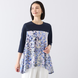 ダジュール 配色デザイン プリントチュニック