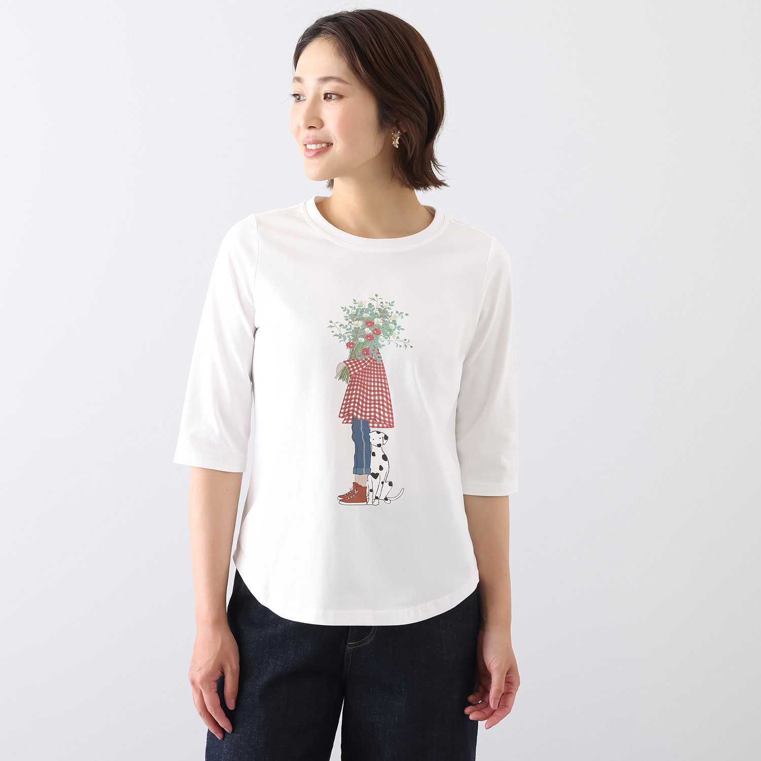 ハヤマ　ブリーズ プリントＴシャツ