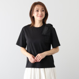 カオルヨネヤマ ショルダーリボン プルオーバー 