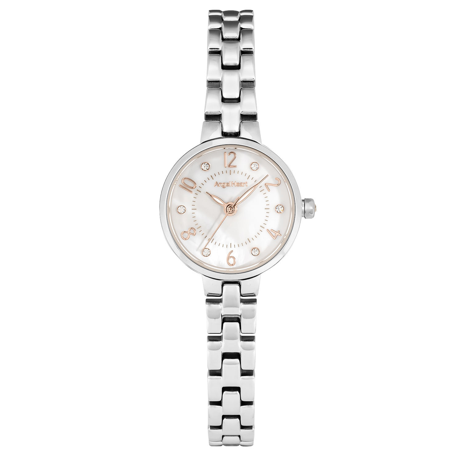 エンジェルハート トゥインクルハート ビジュウ ラウンドフェイス ウォッチ ＜シルバーカラー＞