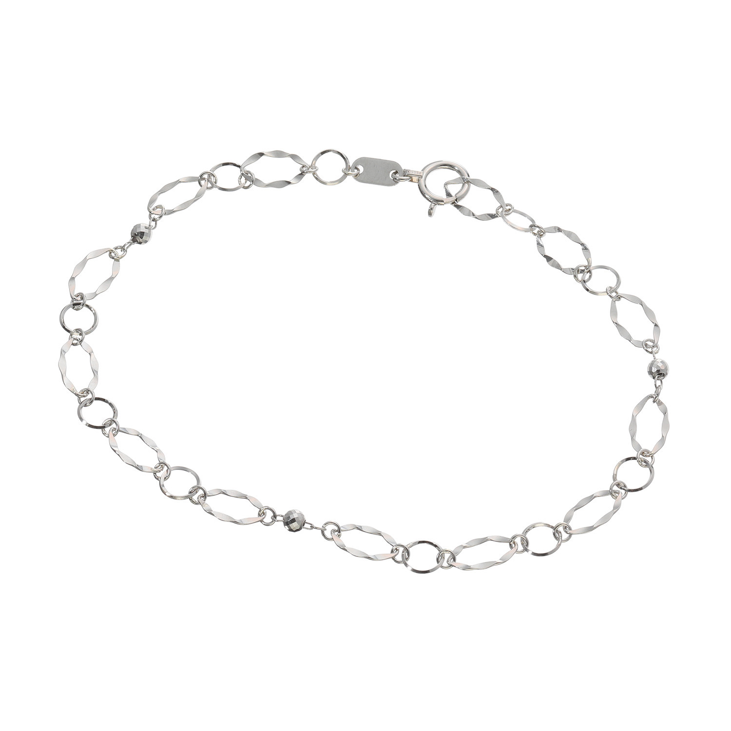 プラクア プラチナ８５０ ミックスパーツ リンクブレスレット