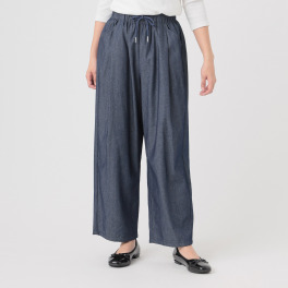 エピデミーク ライトデニム ワイドイージーパンツ