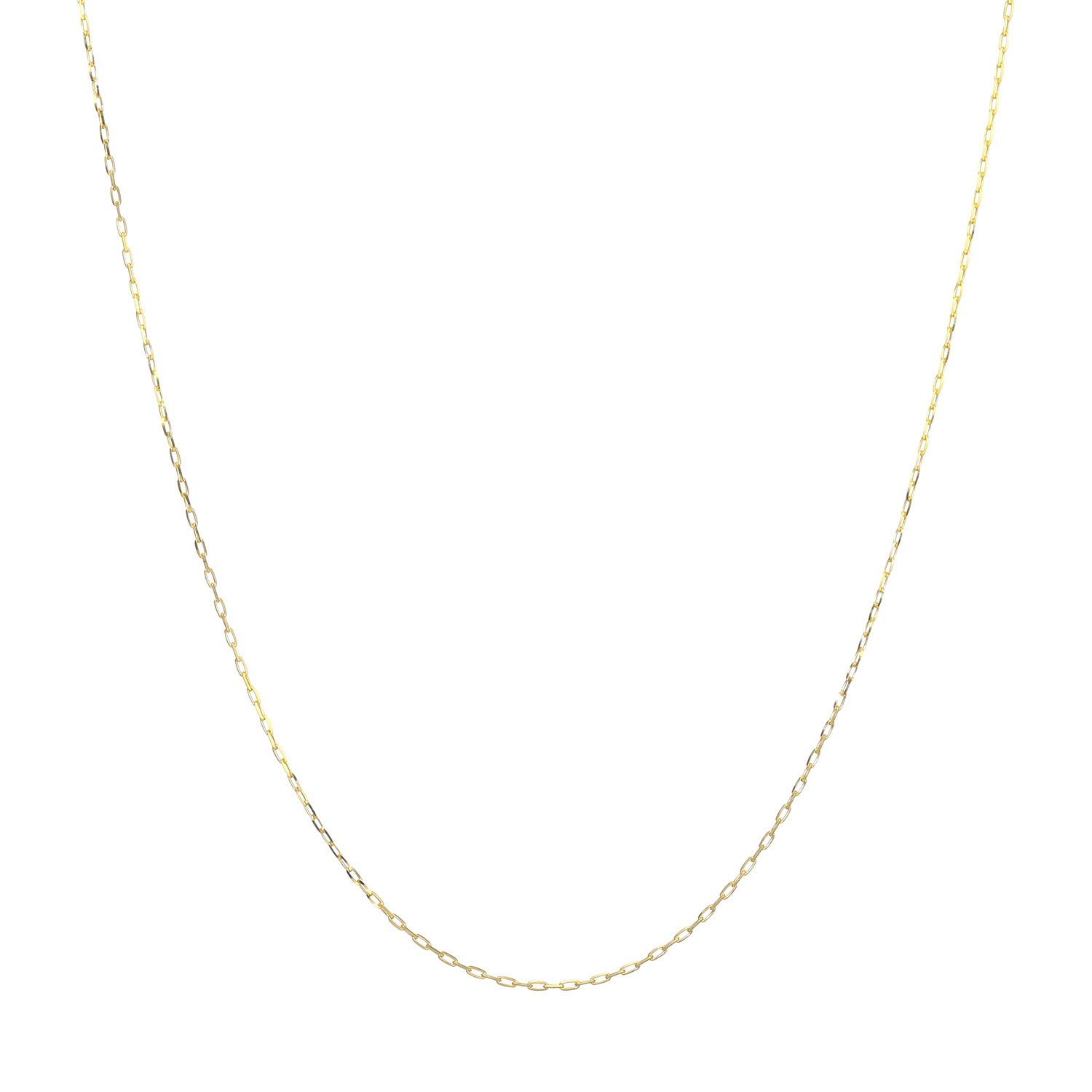 ジュウ １８Ｋ ケーブルチェーン スライドネックレス